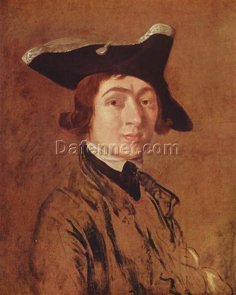 Thomas Gainsborough – Self Portrait (1754) – Rococo Masterpiece