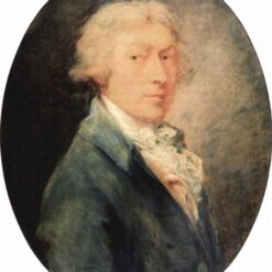 Thomas Gainsborough 1787 Self Portrait Reproduction - Premium Oil on Canvas - Rococo Artist Portrait - Dafen Village Hand-Painted Artwork