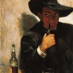 Mexican Master's Self-Portrait - Rivera 1907 Artist Portrait Reproduction for Gallery Wall Decor