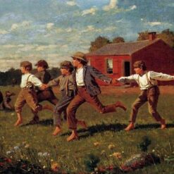 Buy Winslow Homer Realism Genre Painting: Snap the Whip (1872) Oil on Canvas