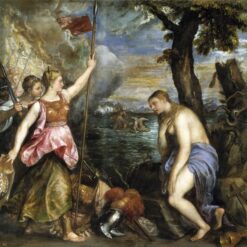 Titian’s Spain Succouring Religion – Mannerist Allegorical Painting, c.1575