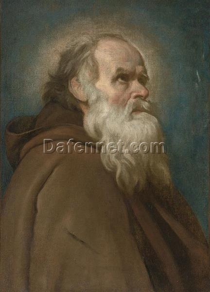 St. Anthony Abbot – Baroque Religious Oil Painting Reproduction by Velázquez