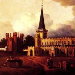 St. Mary’s Church Hadleigh by Thomas Gainsborough (c.1748-1750) – Rococo Landscape