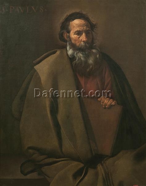 St. Paul by Diego Velázquez – 17th Century Baroque Religious Oil Painting Replica on Canvas