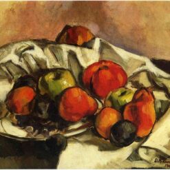 Mexican Modernist Still Life - Diego Rivera 1918 Oil Painting Reproduction for Kitchen & Dining Room Decor