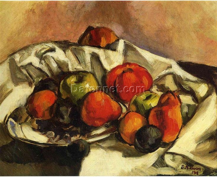 Mexican Modernist Still Life – Diego Rivera 1918 Oil Painting Reproduction for Kitchen & Dining Room Decor