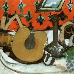Georges Braque 'Still Life Mandolin II' 1939 – Abstract Cubist Still Life, Oil on Canvas
