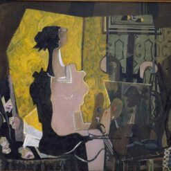 Woman with the Easel by Georges Braque – Cubism & Expressionism, 1936 Genre Painting
