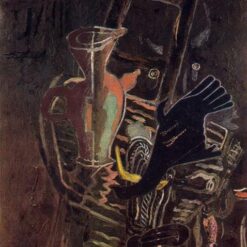 Georges Braque 'Still Life with Stairs' 1943 – Abstract Expressionist Still Life Oil Painting