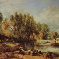 John Constable Stratford Mill (c.1820) – Romantic Landscape Oil Painting for Home Decor
