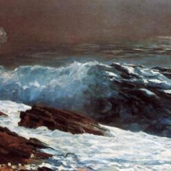 Buy Winslow Homer Realism Marina Painting: Sunlight on the Coast Oil on Canvas