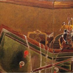 Expressionist Still Life – Georges Braque 'The Billiard Table' 1944, Hand-Painted Oil on Canvas