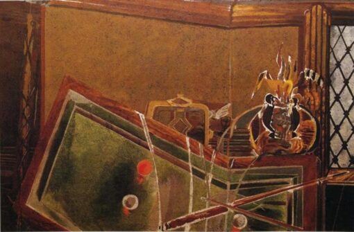 Expressionist Still Life – Georges Braque ‘The Billiard Table’ 1944, Hand-Painted Oil on Canvas