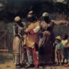Winslow Homer Realism Genre Painting: Dressing for the Carnival (1877) Oil on Canvas