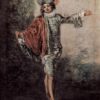 The Casual Lover – Antoine Watteau Portrait Art Reproduction in Rococo Style | DaFen Village Studio