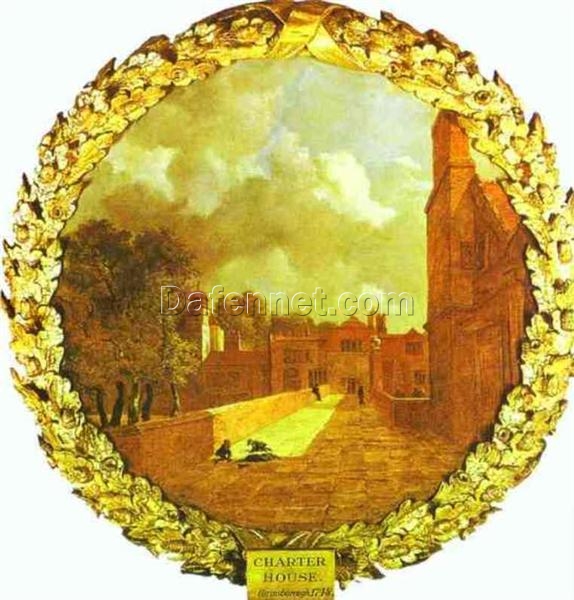 Thomas Gainsborough’s The Charterhouse, London (1748) – Rococo Cityscape