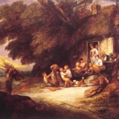 Buy The Cottage Door by Thomas Gainsborough: Rococo Genre Oil Painting (1778) for Home Décor