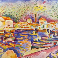 The Estaque (1906) by Georges Braque – Fauvist Cityscape in Oil on Canvas