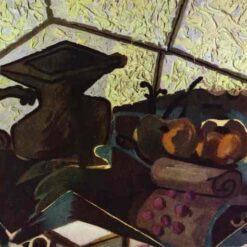 Georges Braque 'The Green Napkin' 1943 – Abstract Expressionist Still Life Oil Painting