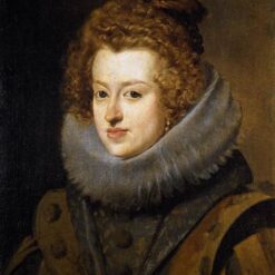 The Infanta Maria of Austria by Diego Velázquez – 1630 Baroque Portrait Oil Painting Replica on Canvas