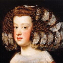 Infanta Maria Theresa by Velazquez – Spanish Royal Portrait Reproduction (1651–1654)