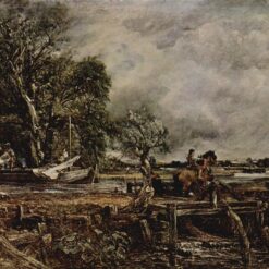 The Leaping Horse: A Stunning Oil Painting by John Constable (1825)