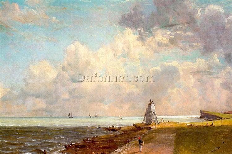 John Constable The Low Lighthouse and Beacon Hill (c.1820) – Iconic British Landscape Oil Painting