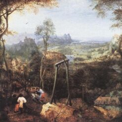 The Magpie on the Gallows by Pieter Bruegel – Northern Renaissance Masterpiece Reproduction