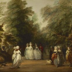 Thomas Gainsborough Rococo Landscape: The Mall in St. James's Park (1783) Oil on Canvas