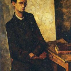 Diego Rivera 'The Mathematician' Oil Painting Reproduction – Social Realism Portrait