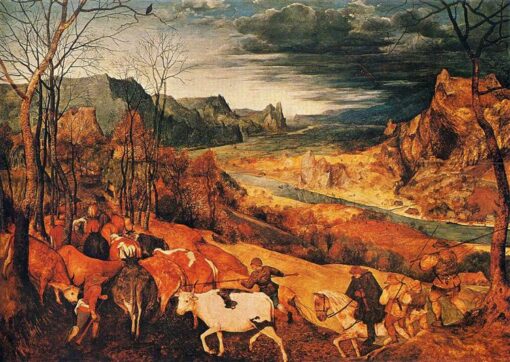 The Return of the Herd – A Northern Renaissance Classic by Pieter Bruegel