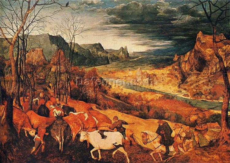 The Return of the Herd – A Northern Renaissance Classic by Pieter Bruegel