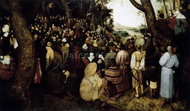 Pieter Bruegel’s The Sermon of St. John the Baptist – Custom Oil Painting Reproduction