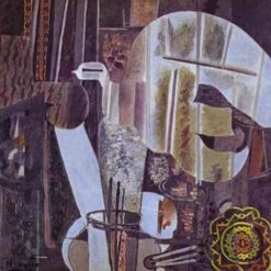 Georges Braque 'Atelier (IV)' 1950 – Cubist Still Life Oil Painting on Canvas