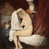Buy The Toilette by Antoine Watteau – Rococo Nude Painting Oil Reproduction | DaFen Village Studio