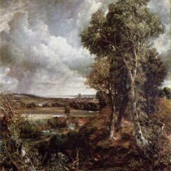 John Constable The Vale of Dedham (1808) – Romanticism Landscape Oil Painting for Elegant Décor