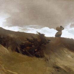 Buy Winslow Homer Realism Landscape Painting: The West Wind Oil on Canvas