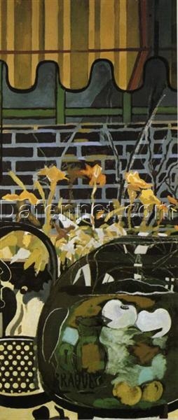 Georges Braque ‘The Window Shade’ c.1955 – Abstract Expressionist Still Life, Oil on Canvas Reproduction