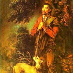 Hand-Painted Thomas Gainsborough 'The Woodsman' Oil Painting Reproduction – Rococo Portrait Art – Dafen Village Studio Canvas Masterpiece (1787-1788)