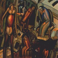 Custom Oil Painting: Those Who Have Nothing to Lose by Pavel Filonov | Expressionist Realism from 1912