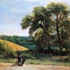 John Constable Traveller – Landscape and Genre Oil Painting on Canvas