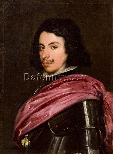 Francesco I d’Este – Baroque Oil Portrait Painting by Velázquez for Art Collectors