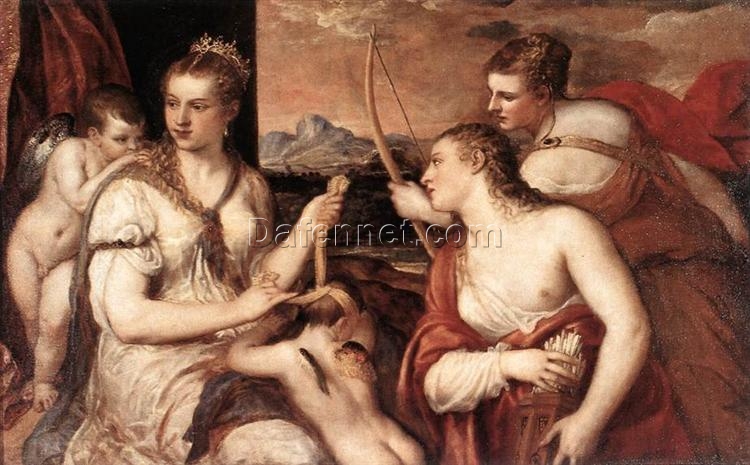 Titian’s Venus Blindfolding Cupid – 1565, Mannerist Mythological Masterpiece