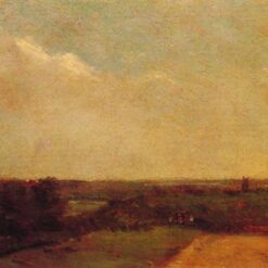 Romantic Landscape by John Constable: View towards Dedham (1808) – Custom Oil Painting Reproduction