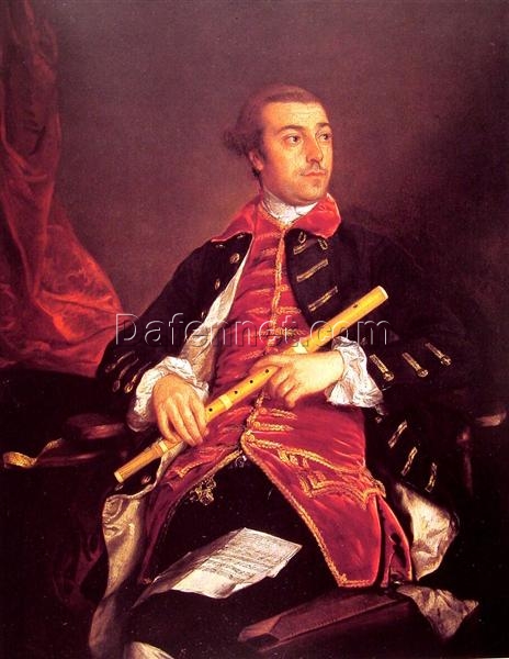 Portrait of William Wollaston by Thomas Gainsborough (1759) – Elegant Rococo Oil Painting