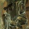 Georges Braque 'Woman at the Mirror' 1945 – Cubist Expressionist Oil Painting on Canvas