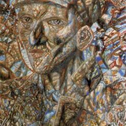 Pavel Filonov Worker in a Cap – Custom Oil Reproduction (c.1935) in Analytical Realism