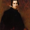 Young Spanish Gentleman by Diego Velázquez – 1630 Baroque Portrait Oil Painting Replica on Canvas