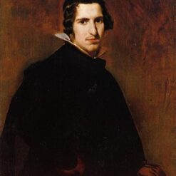 Young Spanish Gentleman by Diego Velázquez – 1630 Baroque Portrait Oil Painting Replica on Canvas