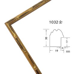 Gold Solid Wood Picture Frame – 1.9cm Wide | Elegant Frame for Oil Paintings and Wall Art